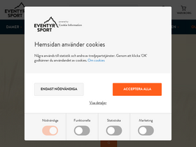 'eventyrsport.se' screenshot