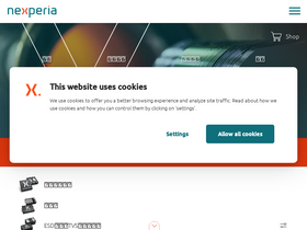 'nexperia.cn' screenshot