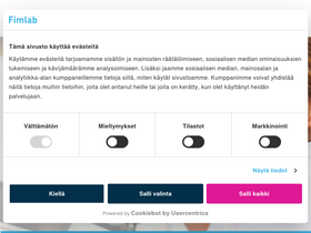 'fimlab.fi' screenshot