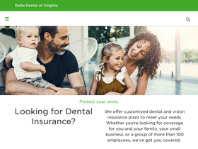 'deltadentalva.com' screenshot