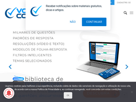 'voceconcursado.com.br' screenshot