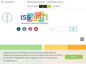 'issalute.it' screenshot