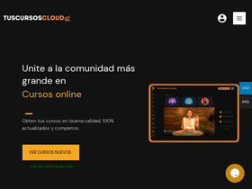 'tuscursoscloud.com' screenshot