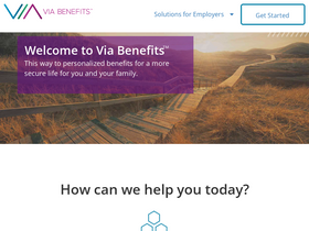 'viabenefits.com' screenshot