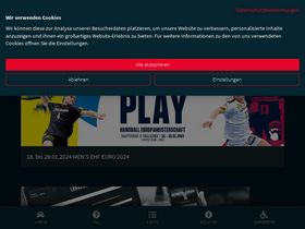 'lanxess-arena.de' screenshot