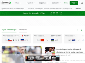 'lancenet.com.br' screenshot