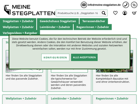 'meine-stegplatten.de' screenshot