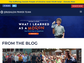 'jerusalemprayerteam.org' screenshot