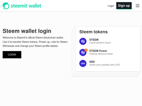 'steemitwallet.com' screenshot