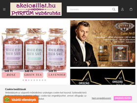 'akciosillat.hu' screenshot