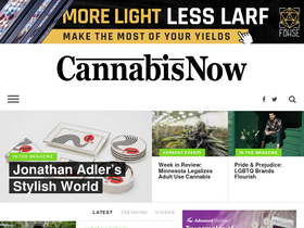 'cannabisnow.com' screenshot