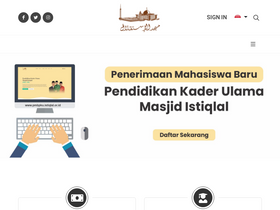 'istiqlal.or.id' screenshot