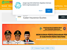 'gemasulawesi.com' screenshot