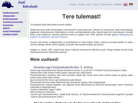 'en.folklore.ee' screenshot