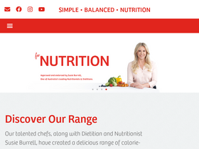 leancuisine.com.au homepage screenshot