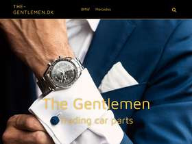 The Gentlemen homepage screenshot