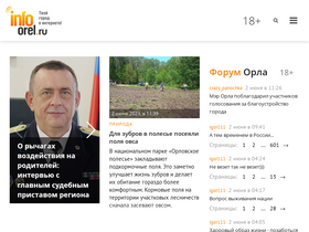 'infoorel.ru' screenshot