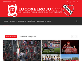 'locoxelrojo.com' screenshot