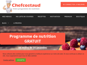 'chefcostaud.com' screenshot