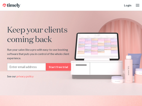 'gettimely.com' screenshot