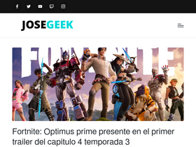 'josegeek.com' screenshot