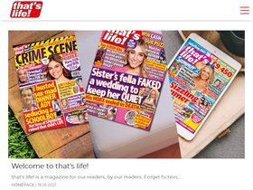 'thatslife.co.uk' screenshot