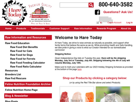 'hare-today.com' screenshot