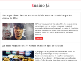 'ensinoja.com' screenshot