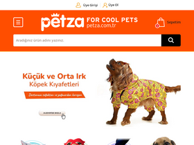 'petza.com.tr' screenshot