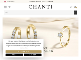 'chanti.dk' screenshot