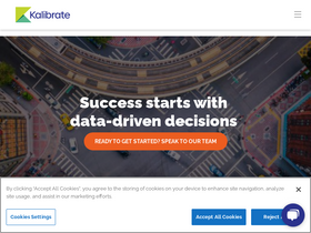 'kalibrate.com' screenshot