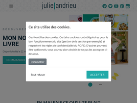 'julieandrieu.com' screenshot
