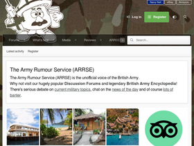 'arrse.co.uk' screenshot