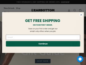 'bearbottomclothing.com' screenshot