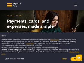 'equalsmoney.com' screenshot