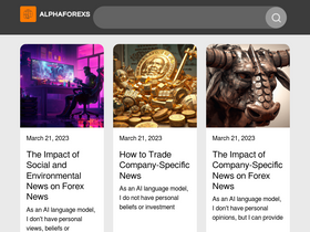 'alphaforexs.com' screenshot