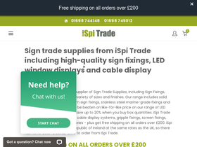 Ispitrade homepage screenshot