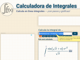'calculadora-de-integrales.com' screenshot