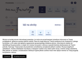 'mamaginekolog.pl' screenshot