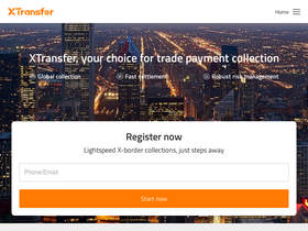 'xtransfer.cn' screenshot