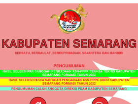 'e-sppt.semarangkab.go.id' screenshot