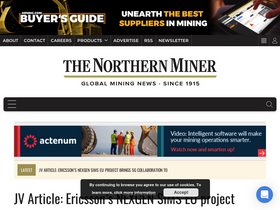 'northernminer.com' screenshot