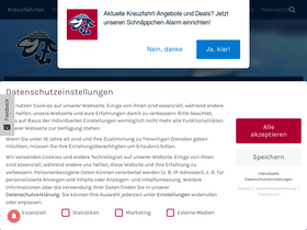 'kreuzfahrtpiraten.de' screenshot