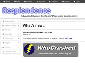 'resplendence.com' screenshot