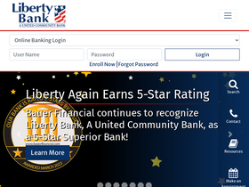 'bankliberty.com' screenshot