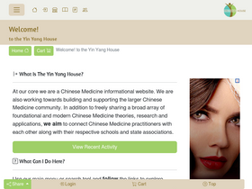 'yinyanghouse.com' screenshot