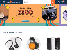 'theaudiostore.in' screenshot