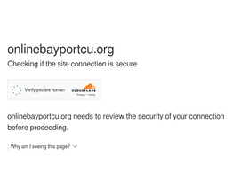 'onlinebayportcu.org' screenshot