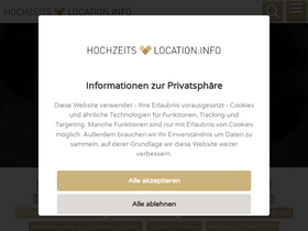 'hochzeits-location.info' screenshot