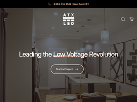 atx-led.com homepage screenshot